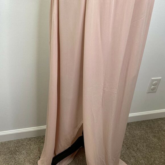 Show Me Your Mumu Kendall Maxi Dress Dusty Blush Crisp Women’s Size Small - Picture 4 of 9